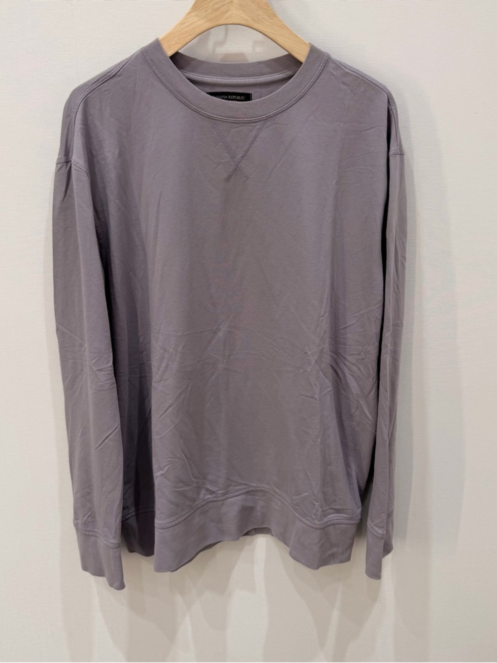 Banana Republic Men's Crewneck Pullover - Dusty Lavender